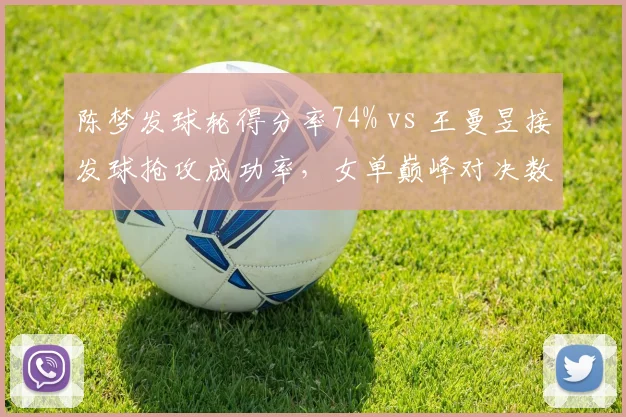 陈梦发球轮得分率74% vs 王曼昱接发球抢攻成功率，女单巅峰对决数据对比